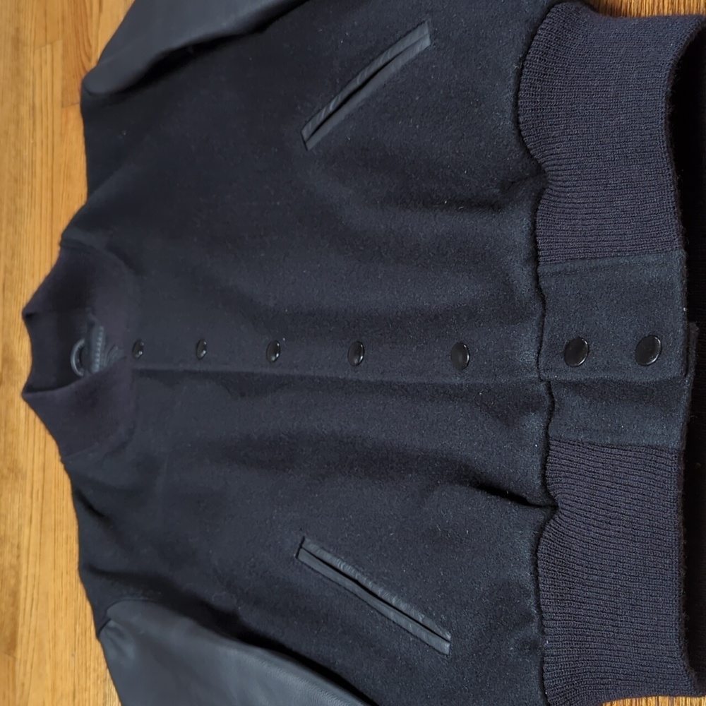 Like New Golden Bear Black Varsity Jacket - Picture 4 of 11